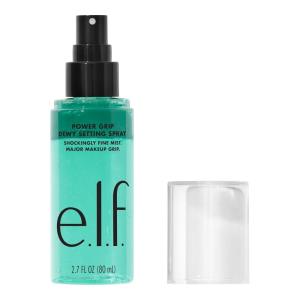imageelf Power Grip Dewy Setting Spray Ultra Fine Mist Made With Hyaluronic Acid Grips Makeup For A Hydrated Dewy Finish Vegan ampamp CrueltyFree