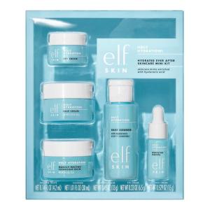 imageelf SKIN Holy Hydration Hydrated Ever After Skincare Mini Kit Cleanser Makeup Remover Moisturiser ampamp Eye Cream For Hydrating Skin AirplaneFriendly Sizes