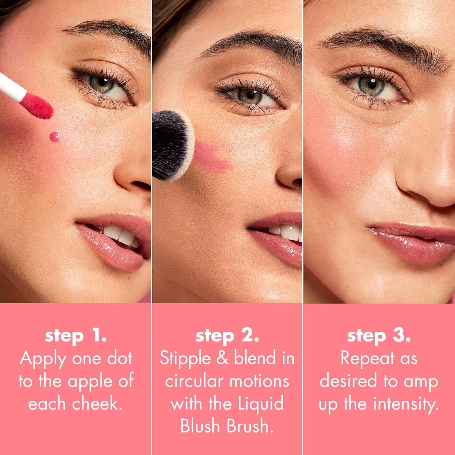 imageelf Camo Liquid Blush Longlasting Liquid Blush For Highpigment Color Creates A Soft Dewy Finish Vegan ampamp Crueltyfree BoldFaced LilacCoral Crush