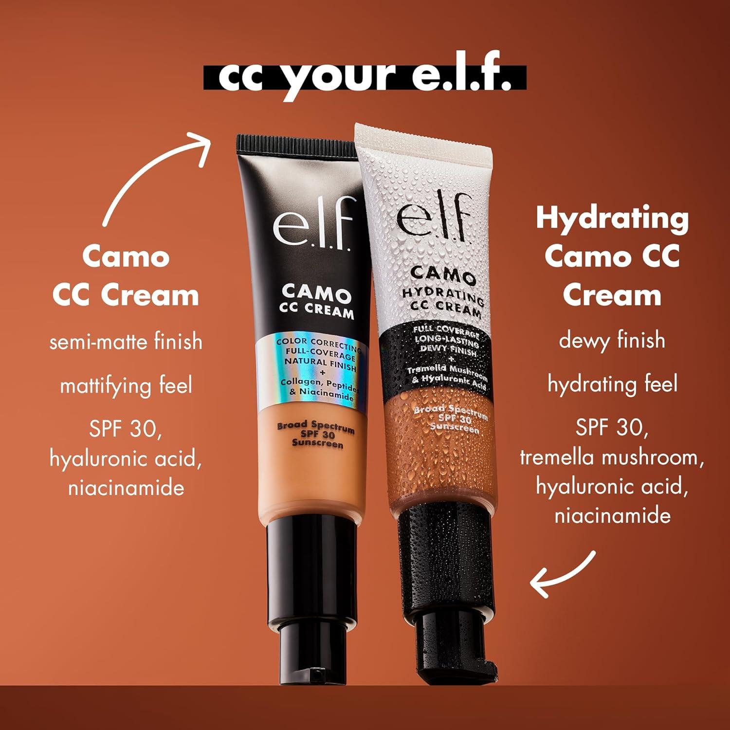 imageelf Hydrating Camo CC Cream SPF 30 Color Correcting Full Coverage Foundation For A Dewy Finish Vegan ampamp CrueltyFree Deep 500 WFair 150 C