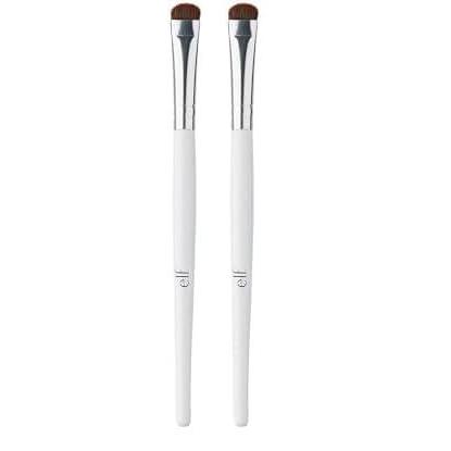 imageelf Smudge Brush Short Curved Brush For Expertly Smoothing Color For A Smoky Look Perfect For Contouring ampamp Defining Eyes Vegan ampamp CrueltyFree1 Count Pack of 2