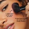 imageelf Angled Blush Brush Face Makeup Brush For A Sculpted Look Great For Cream Liquid Or Powder Blush Bronzers ampamp more Vegan ampamp CrueltyFreeBlack  Angled Blush