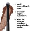 imageelf Blending Brush Makeup Brush For Blending Eyeshadow ampamp Concealer DomeShaped Made With Synthetic Bristles Vegan ampamp CrueltyFreeBlack  Blending