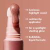 imageelf Halo Glow Highlight Beauty Wand Liquid Highlighter Wand For Luminous Glowing Skin Buildable Formula Vegan ampamp Crueltyfree Liquid GoldRose Quartz