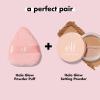 imageelf Halo Glow Powder Puff Soft Reusable Powder Puff For Applying Loose Or Pressed Powders Easily Conforms To The Face Vegan ampamp Crueltyfree032 Ounce Pack of 1