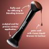 imageelf Liquid Bronzer ampamp Contour Duo Brush Silky Highly Pigmented Formula with Dualended Makeup Brush Synthetic Bristles 100 Vegan and CrueltyFree