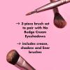imageelf No Budge Brush Trio 3Piece Eyeshadow Brush Set For Applying ampamp Blending Color Use With The No Budge Cream Eyeshadows Vegan ampamp CrueltyFree
