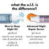 imageelf SKIN Youth Boosting Bluety Sleep Night Oil Gentle Overnight Face Oil Treats Fine Lines ampamp Uneven Texture Lightweight Vegan ampamp CrueltyFree