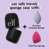 imageelf Safe Travels Sponge Case OnTheGo Breathable Beauty Sponge Protection From Dirt ampamp Grimes Durable Silicon Holder Vegan ampamp CrueltyFree