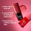 imageelf Sheer For It Blush Tint MultiUse LongLasting Lip ampamp Cheek Makeup Creates A Natural Flush Finish Vegan ampamp CrueltyFree Left On RedPlums Up