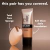 imageelf Soft Glam Foundation Medium Coverage LongLasting ampamp Buildable Foundation For A Smooth Satin Finish Vegan ampamp CrueltyFree 44 Tan Cool52 Deep Cool