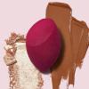 imageelf Total Face Blending Sponge LatexFree Makeup Sponge With Angled ampamp Rounded Sides For Concealer Or Foundation Vegan ampamp CrueltyFree 1 Piece