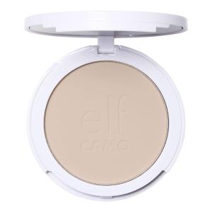 imageelf Camo Powder Foundation Lightweight PrimerInfused Buildable ampamp LongLasting MediumtoFull Coverage Foundation Fair 100 WFair 100 W