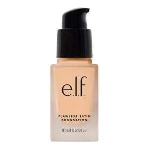 imageelf Flawless Satin Foundation Lightweight ampamp Medium Coverage SemiMatte Finish Vegan ampamp CrueltyFree Alabaster 068 Fl Oz 20mLBisque