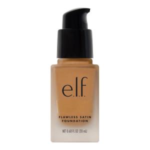imageelf Flawless Satin Foundation Lightweight ampamp Medium Coverage SemiMatte Finish Vegan ampamp CrueltyFree Alabaster 068 Fl Oz 20mLCashew