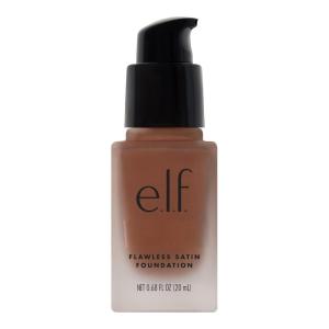 imageelf Flawless Satin Foundation Lightweight ampamp Medium Coverage SemiMatte Finish Vegan ampamp CrueltyFree Alabaster 068 Fl Oz 20mLChocolate