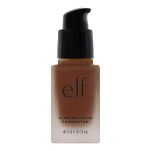 imageelf Flawless Satin Foundation Lightweight ampamp Medium Coverage SemiMatte Finish Vegan ampamp CrueltyFree Alabaster 068 Fl Oz 20mLEspresso