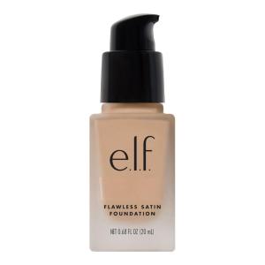 imageelf Flawless Satin Foundation Lightweight ampamp Medium Coverage SemiMatte Finish Vegan ampamp CrueltyFree Alabaster 068 Fl Oz 20mLFawn