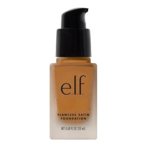 imageelf Flawless Satin Foundation Lightweight ampamp Medium Coverage SemiMatte Finish Vegan ampamp CrueltyFree Alabaster 068 Fl Oz 20mLLatte