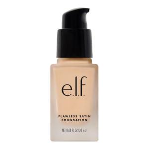 imageelf Flawless Satin Foundation Lightweight ampamp Medium Coverage SemiMatte Finish Vegan ampamp CrueltyFree Alabaster 068 Fl Oz 20mLLight Ivory