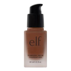 imageelf Flawless Satin Foundation Lightweight ampamp Medium Coverage SemiMatte Finish Vegan ampamp CrueltyFree Alabaster 068 Fl Oz 20mLMocha