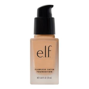 imageelf Flawless Satin Foundation Lightweight ampamp Medium Coverage SemiMatte Finish Vegan ampamp CrueltyFree Alabaster 068 Fl Oz 20mLSand