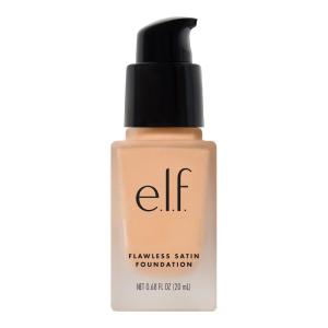 imageelf Flawless Satin Foundation Lightweight ampamp Medium Coverage SemiMatte Finish Vegan ampamp CrueltyFree Alabaster 068 Fl Oz 20mLShell