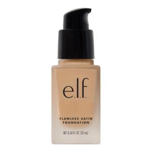 imageelf Flawless Satin Foundation Lightweight ampamp Medium Coverage SemiMatte Finish Vegan ampamp CrueltyFree Alabaster 068 Fl Oz 20mLVanilla