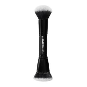 imageelf Liquid Bronzer ampamp Contour Duo Brush Silky Highly Pigmented Formula with Dualended Makeup Brush Synthetic Bristles 100 Vegan and CrueltyFree