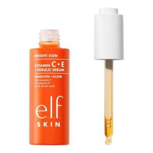 imageelf SKIN Bright Icon Vitamin C  E  Ferulic Serum Brightening ampamp Soothing Face Serum Helps Even Skin Tone Vegan ampamp CrueltyFree 1 fl oz1 Fl Oz Pack of 1