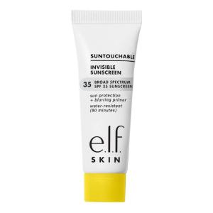 imageelf SKIN Suntouchable Invisible SPF 35 Lightweight Gelbased Sunscreen For A Smooth Complexion Doubles As A Makeup Primer Vegan ampamp CrueltyFree Packaging May Vary033 Ounce Pack of 1