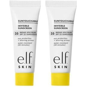 imageelf SKIN Suntouchable Invisible SPF 35 Lightweight Gelbased Sunscreen For A Smooth Complexion Doubles As A Makeup Primer Vegan ampamp CrueltyFree Packaging May Vary033 Ounce Pack of 2