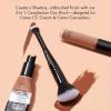 imageelf Complexion Duo Brush Makeup Brush For Applying Foundation ampamp Concealer Creates An Airbrushed Finish Made With Vegan CrueltyFree Bristles