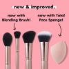 imageelf Complexion Essentials Brush ampamp Sponge Set Concealer Powder Blush ampamp Highlighter Brushes ampamp Total Face Sponge Vegan ampamp CrueltyFree