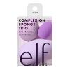 imageelf Complexion Sponge Trio 3Sizes Soft MultiUse Makeup Sponge Set For Versatile Application LatexFree Vegan ampamp CrueltyFree