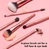 imageelf Flawless Face Kit 6Piece Brush Collection Brushes For Face Eyes ampamp Brows Vegan ampamp CrueltyFree