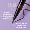 imageelf H2O Proof Eyeliner Pen Felt Tip Waterproof LongLasting HighPigmented Liner For Bold Looks Vegan ampamp CrueltyFree Jet Black 002 Fl OzDeep Brown