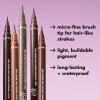 imageelf Holy Strokes MicroFine Brow Pen Liquid Waterproof Eyebrow Makeup For Detailing ampamp Adding Dimension Vegan ampamp CrueltyFree Soft BrownDeep Brown
