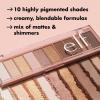 imageelf Perfect 10 Eyeshadow Palette Ten Ultrapigmented Nude Shades Blendable Formula Vegan ampamp Crueltyfree Everyday Smoky Packaging May VaryEveryday Smoky