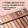 imageelf Perfect 10 Eyeshadow Palette Ten Ultrapigmented Nude Shades Blendable Formula Vegan ampamp Crueltyfree Everyday Smoky Packaging May VaryNude Mood