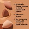 imageelf Total Sponge Set Multiuse Makeup Sponge Set For Flawless Blending Great For Powder Or Liquid Concealer ampamp Foundation Vegan ampamp CrueltyFree