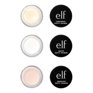 imageelf Cosmetics Putty Primer Trio Includes Poreless Putty Matte Putty ampamp Luminous Putty Travel Size 014 Oz 4g Each 014 ouncesPutty Primer Trio