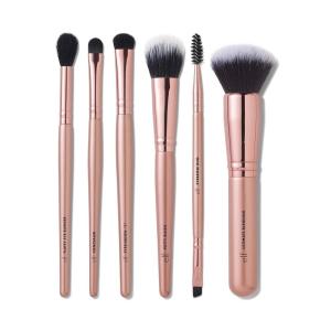 imageelf Flawless Face Kit 6Piece Brush Collection Brushes For Face Eyes ampamp Brows Vegan ampamp CrueltyFree