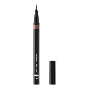 imageelf H2O Proof Eyeliner Pen Felt Tip Waterproof LongLasting HighPigmented Liner For Bold Looks Vegan ampamp CrueltyFree Jet Black 002 Fl OzDeep Brown
