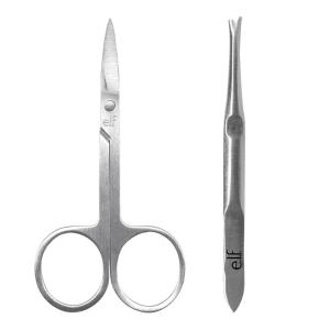 imageelf On Point Brow Kit Duo Of Proquality Eyebrow Scissors ampamp Tweezers For Shaping Eyebrows Great For Precise Shaping Vegan ampamp CrueltyFree