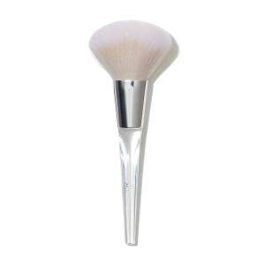 imageelf Precision Powder Brush Large Shaped Makeup Brush For Pressed ampamp Loose Powder Bronzer Highlighter ampamp Blush Vegan ampamp CrueltyFreeSilver
