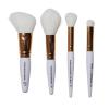 imageelf Rose Gold Travel Brush Kit On The Go Flawless Versatile Soft Synethic Conceals Blends Highlights Shades Contours Sculpts Defines Includes Brushes For Concealer 1 Oz 4 Count