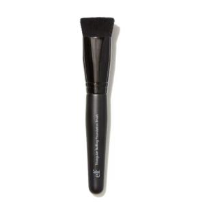 imageelf Buffing Foundation Brush Tapered Makeup Brush For A SeamlessLooking Finish ampamp Even Coverage Vegan ampamp CrueltyFreeBlack  Triangular Foundation