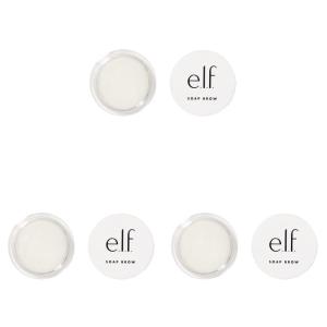 imageelf Soap Brow Clear Brow Pomade For Shaping ampamp Taming Brows To Stay Put LongWear With Firm Hold Universal Color Vegan ampamp CrueltyFree035 Ounce Pack of 3
