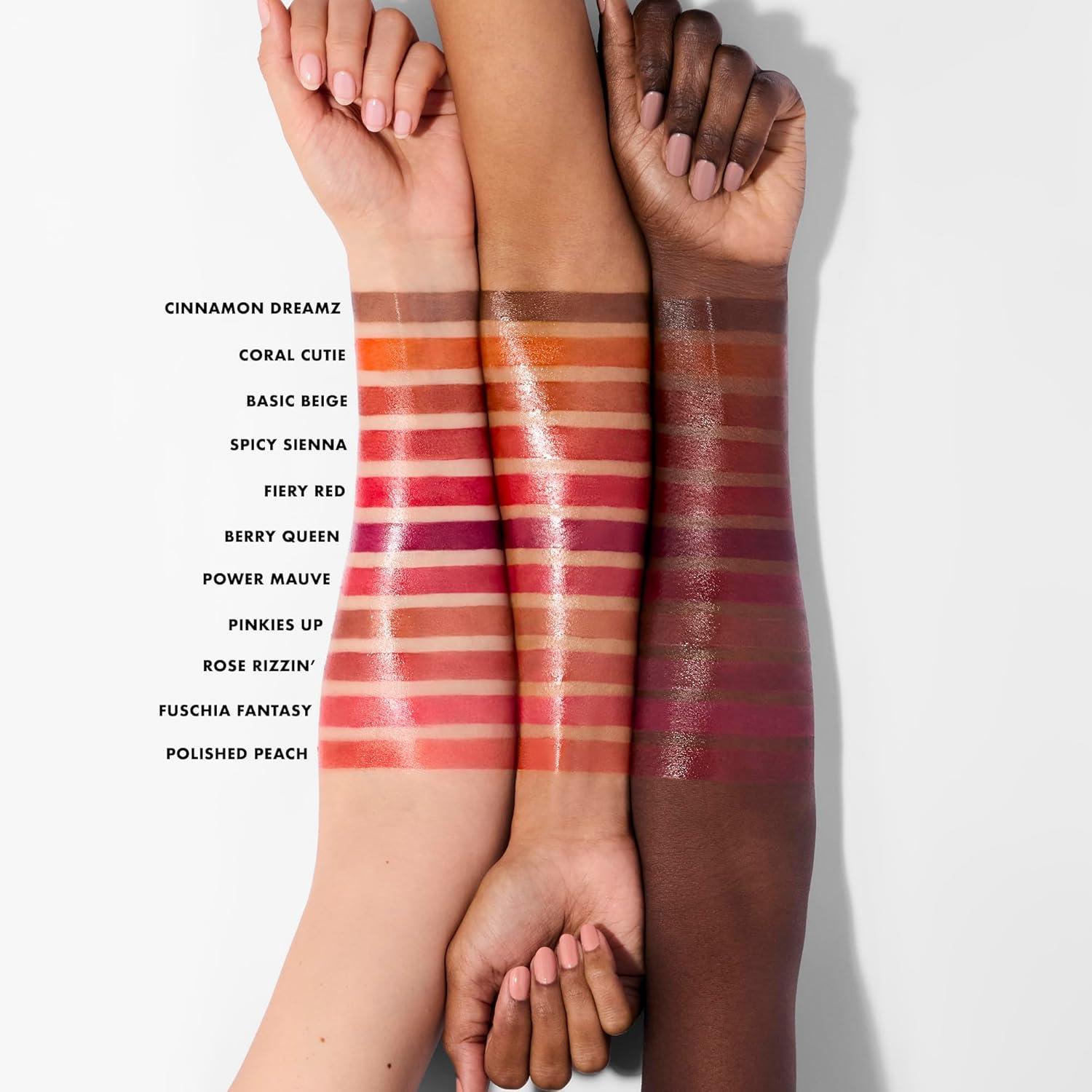 imageelf Glossy Lip Stain Shades 4 Days Kit LongLasting Lip Stains For A Sheer Pop Of Color ampamp Subtle Gloss Finish Vegan ampamp CrueltyFree 4 ShadesCoral Cutie